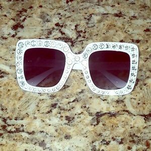 White Bling Shades